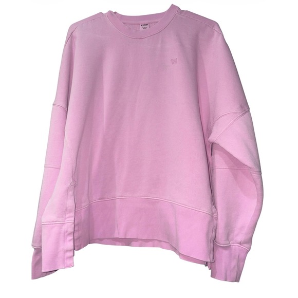 PINK Victoria's Secret Tops - PINK Victoria's Secret Crewneck Sweatshirt Pink Pullover Logo Womens XS Soft